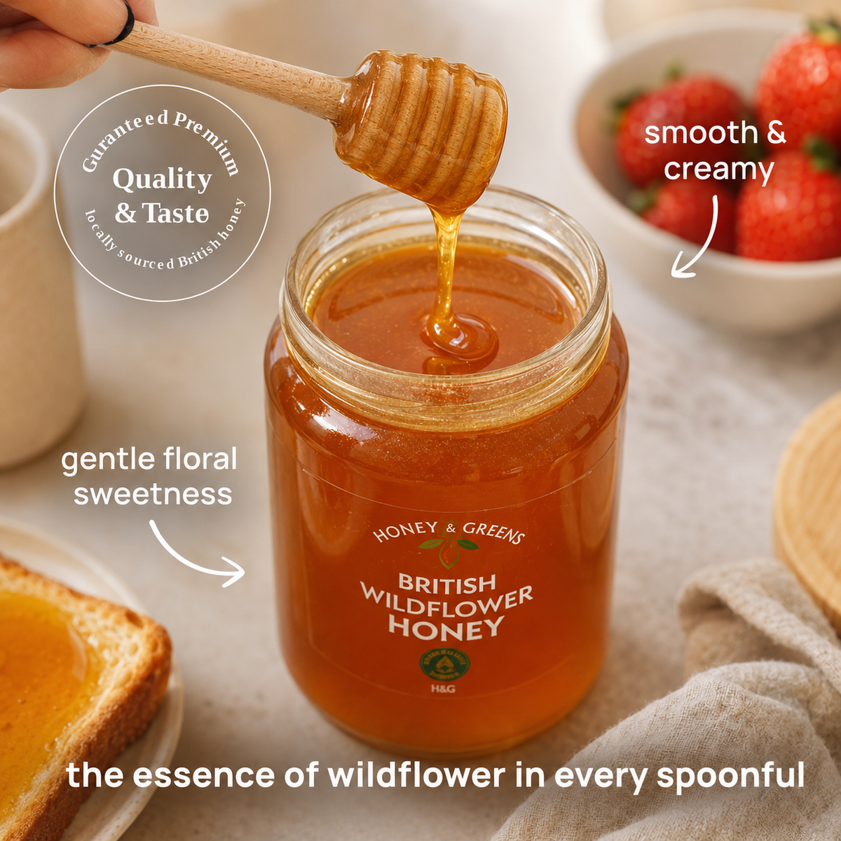 British Wildflower Honey 1kg