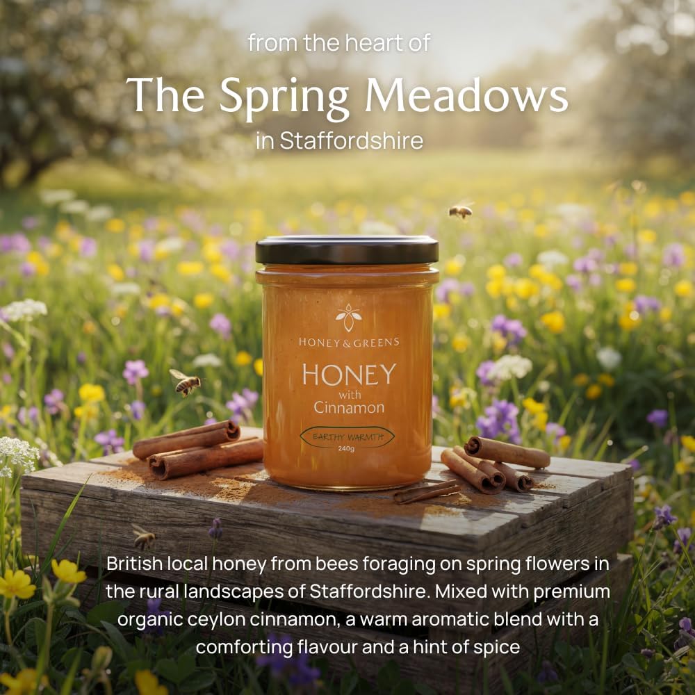 british honey with cinnamon